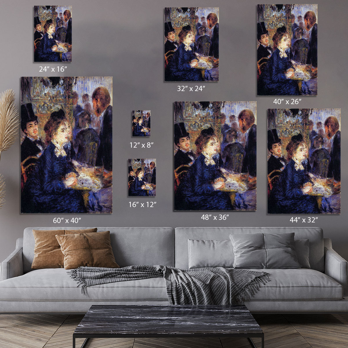 In the Cafe by Renoir Canvas Print or Poster - Canvas Art Rocks - 7