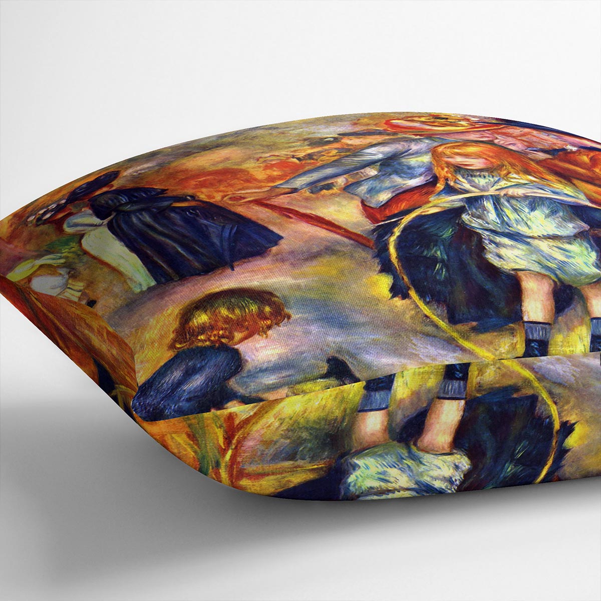 In the Jardin du Luxembourg by Renoir Cushion
