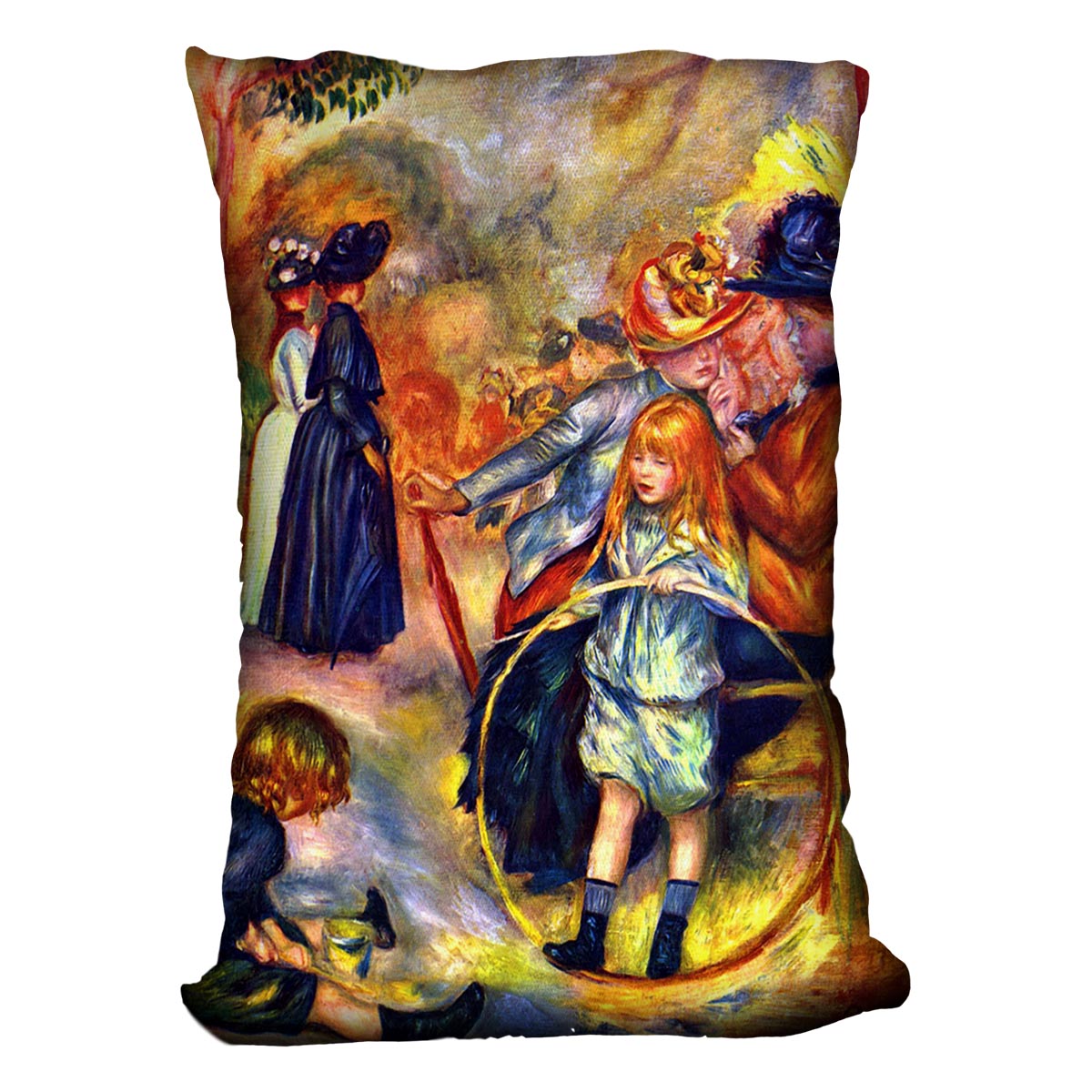 In the Jardin du Luxembourg by Renoir Cushion