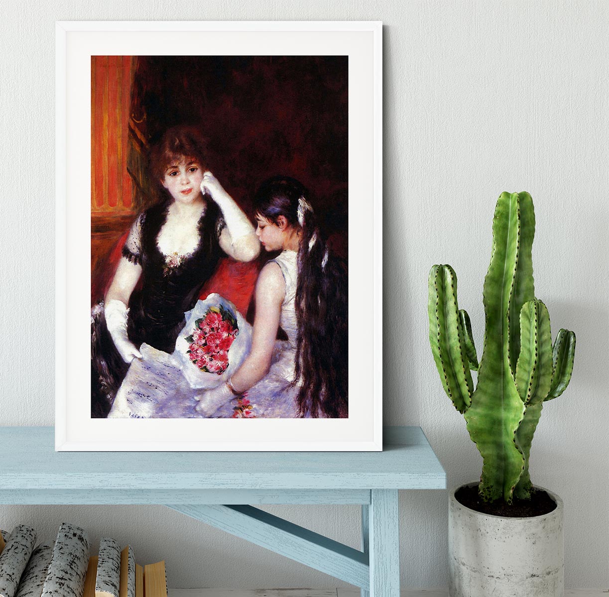 In the Loge by Renoir Framed Print - Canvas Art Rocks - 5