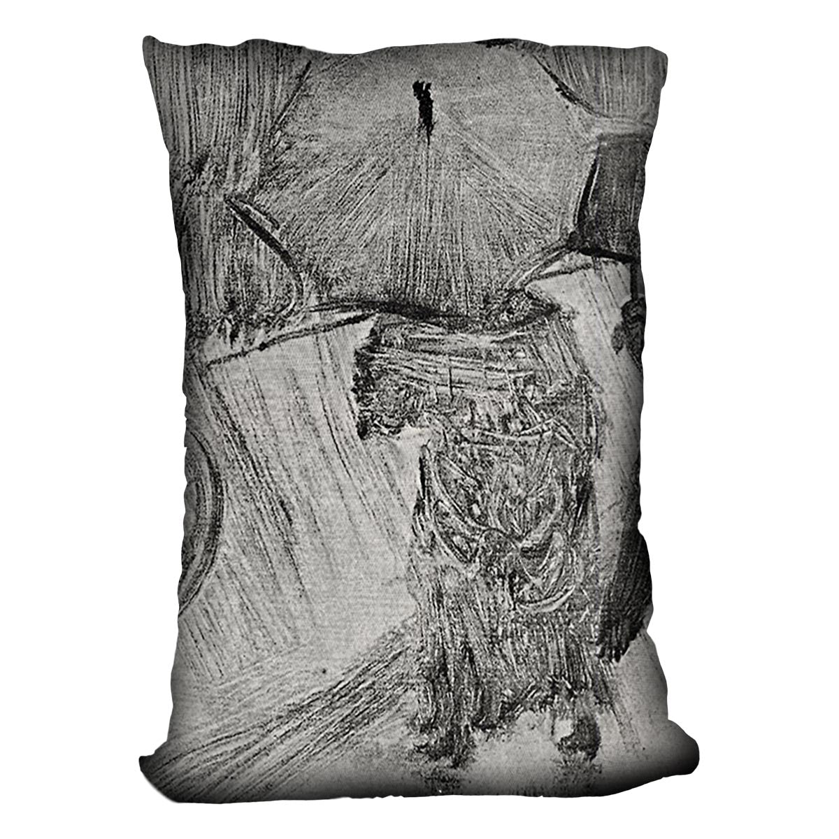 In the Rain by Degas Cushion
