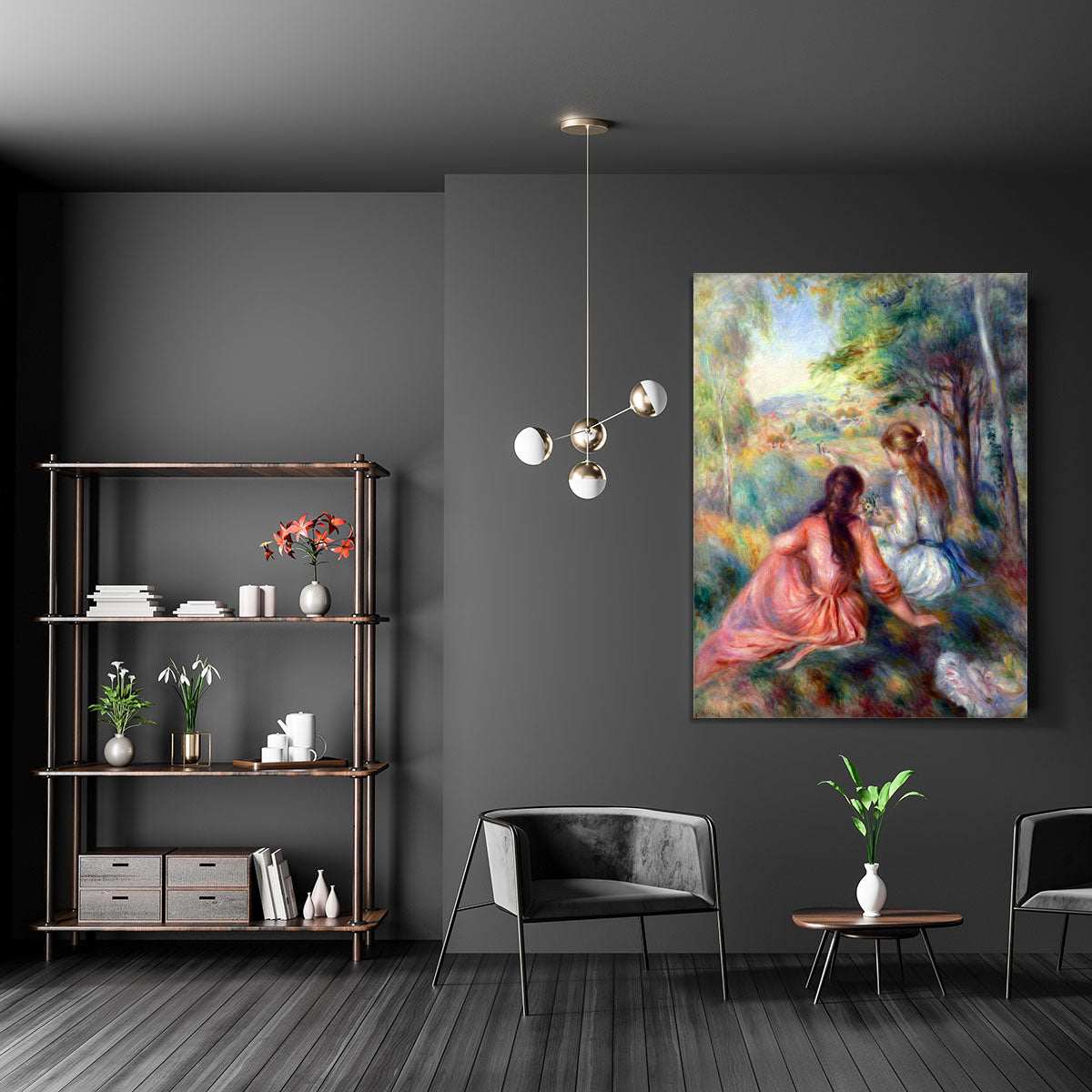 In the meadow by Renoir Canvas Print or Poster - Canvas Art Rocks - 5
