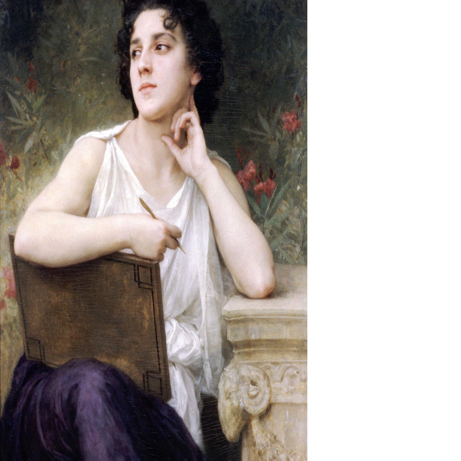 Inspiration By Bouguereau Floating Framed Canvas