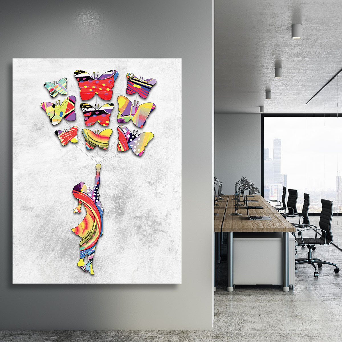 Inspired By Flying Butterflies Canvas Print or Poster - Canvas Art Rocks - 3