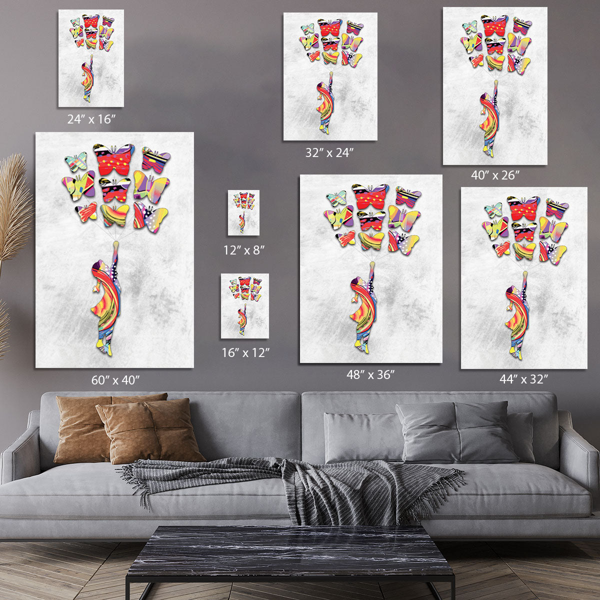 Inspired By Flying Butterflies Canvas Print or Poster - Canvas Art Rocks - 7