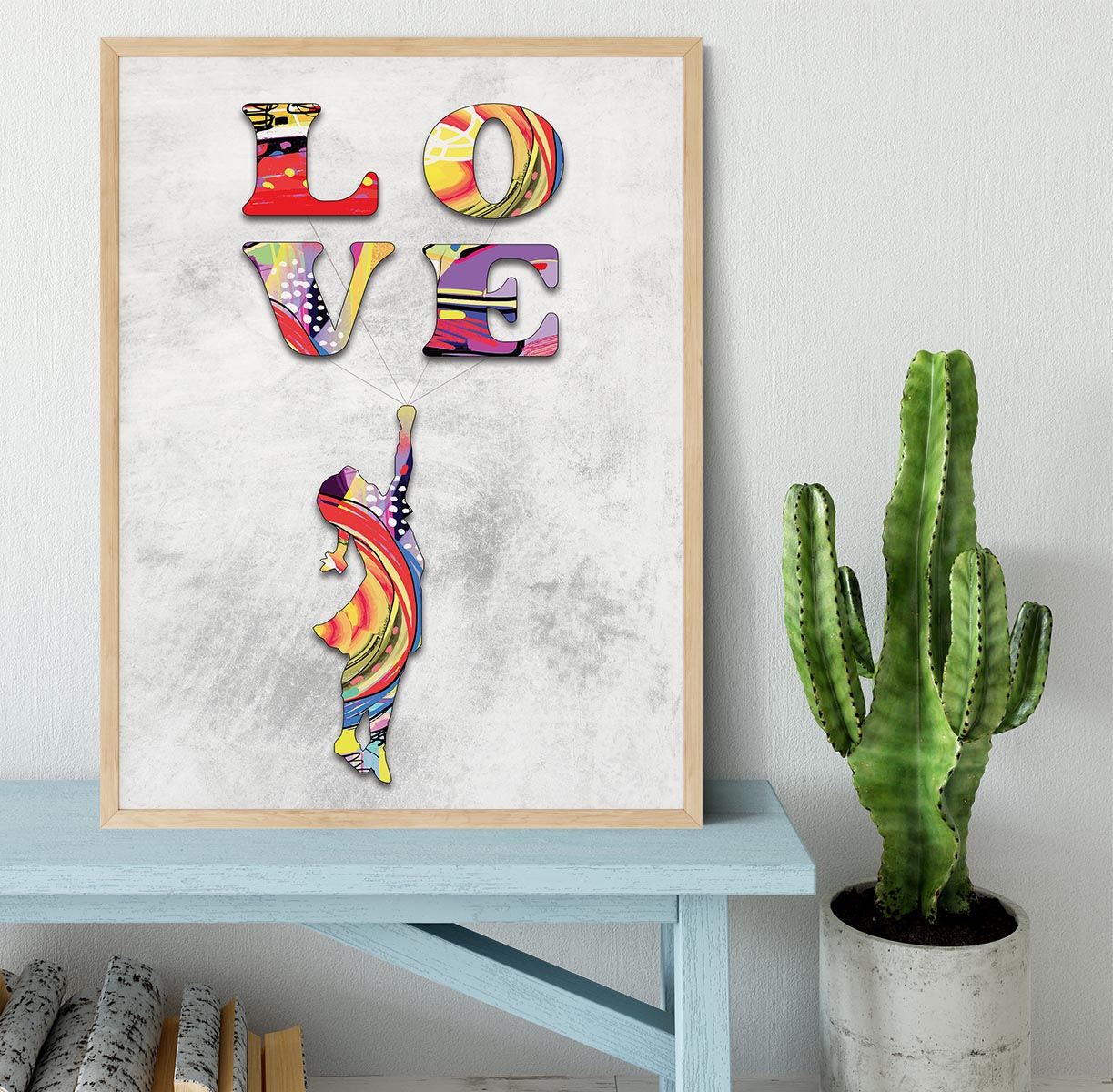Inspired By Flying Love Framed Print - Canvas Art Rocks - 4