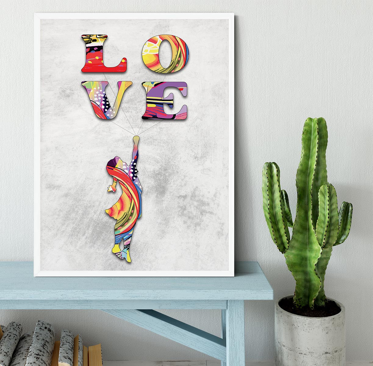 Inspired By Flying Love Framed Print - Canvas Art Rocks -6