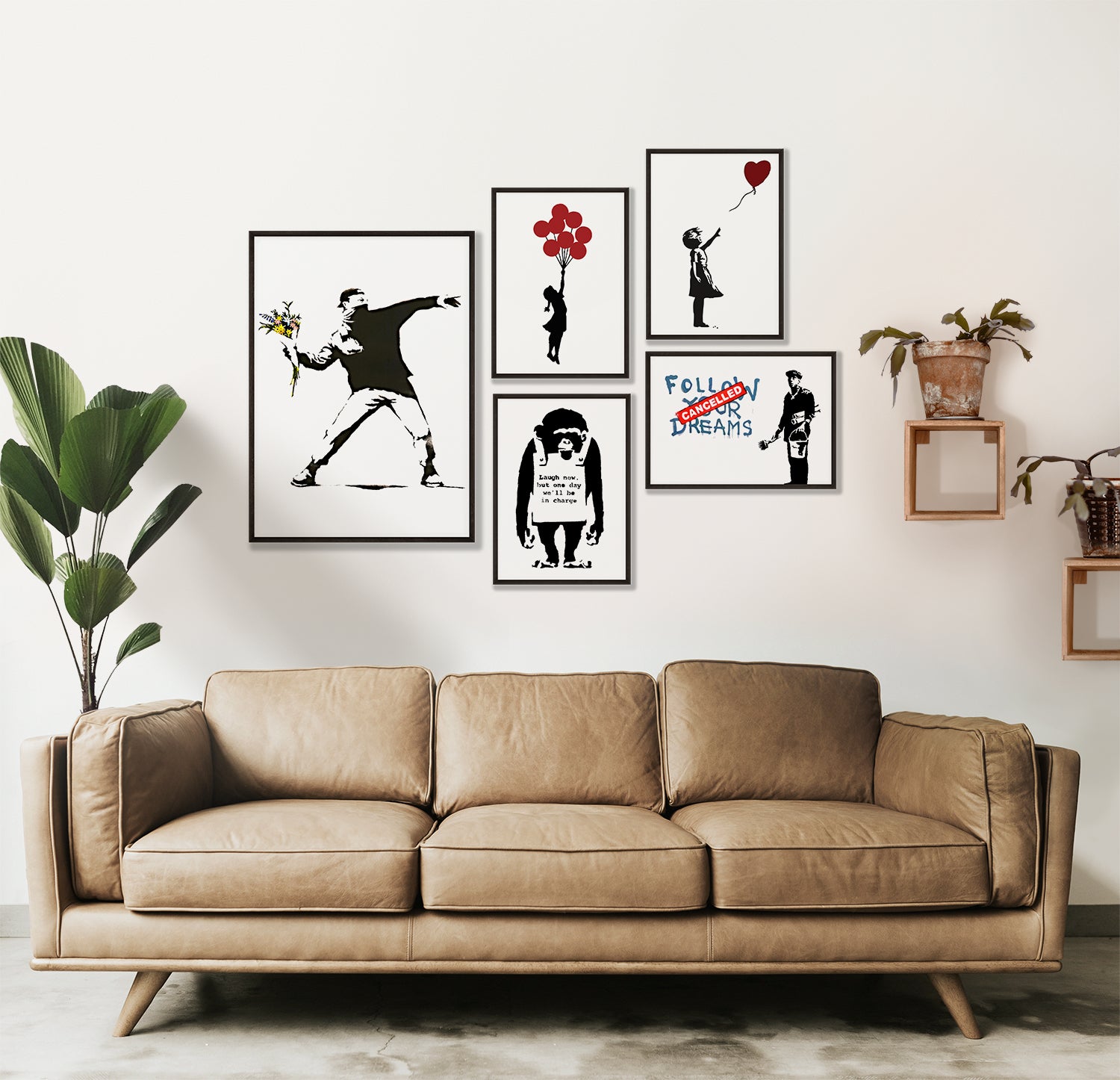 Banksy Graffiti Gallery Wall