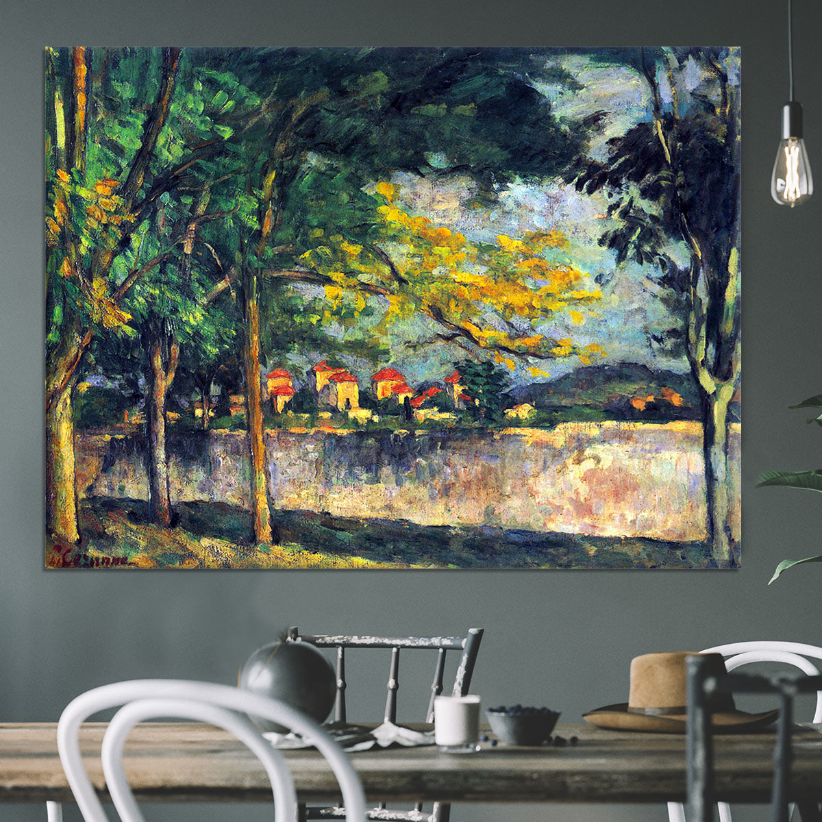 Into Street by Cezanne Canvas Print or Poster - Canvas Art Rocks - 3
