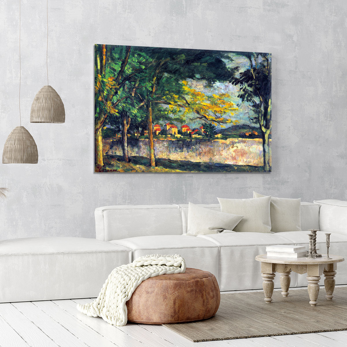 Into Street by Cezanne Canvas Print or Poster - Canvas Art Rocks - 6