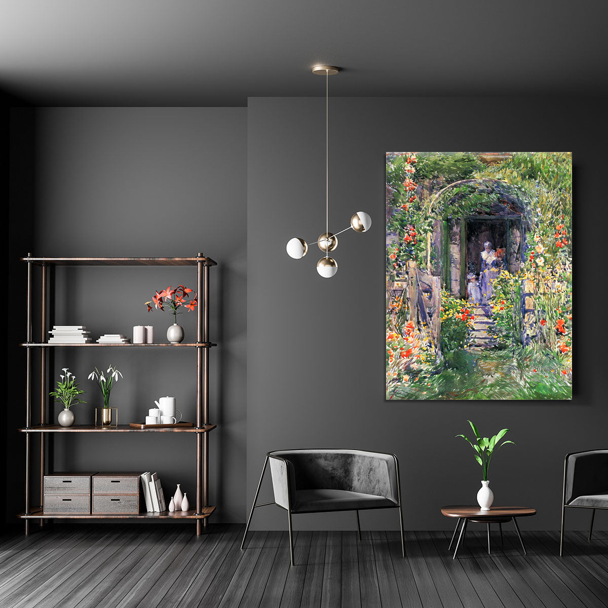 Isles of Shoals Garden by Hassam Canvas Print or Poster - Canvas Art Rocks - 5