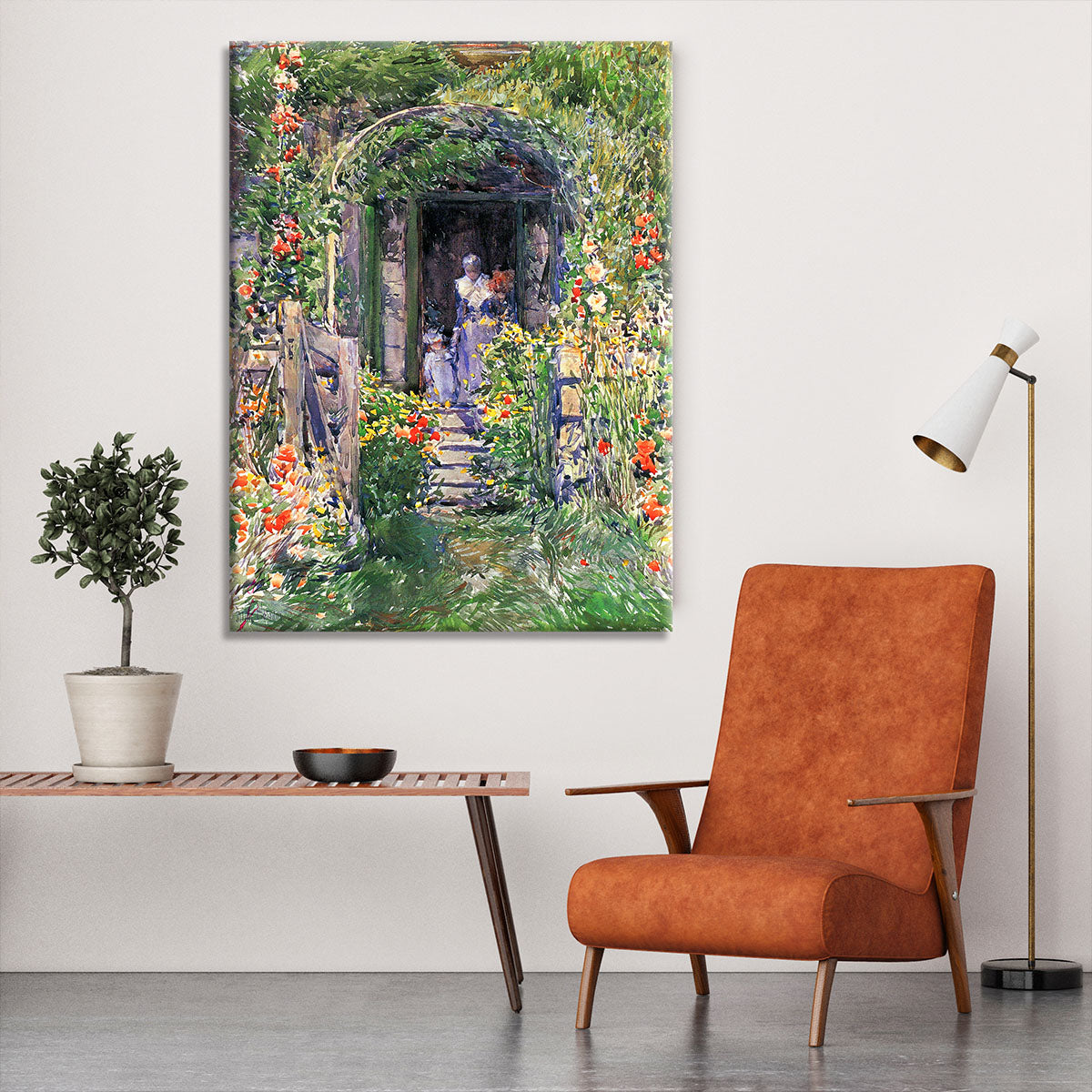 Isles of Shoals Garden by Hassam Canvas Print or Poster - Canvas Art Rocks - 6