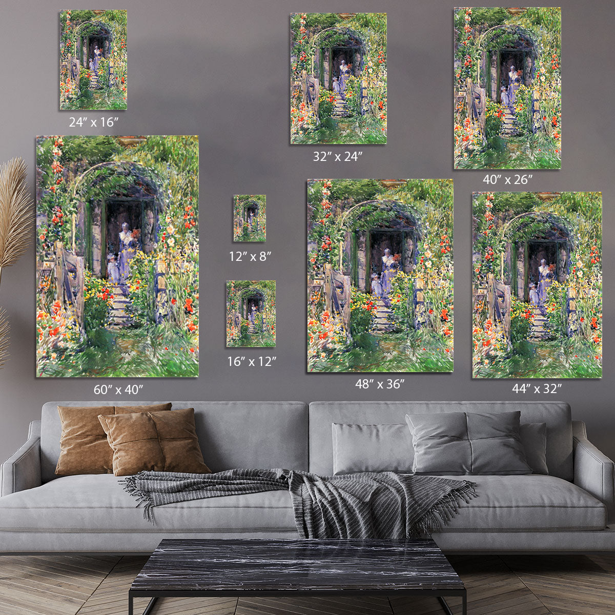 Isles of Shoals Garden by Hassam Canvas Print or Poster - Canvas Art Rocks - 7