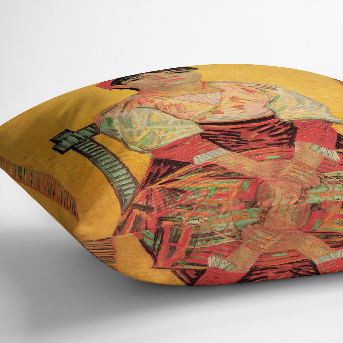 Italian Woman Agostina Segatori by Van Gogh Cushion