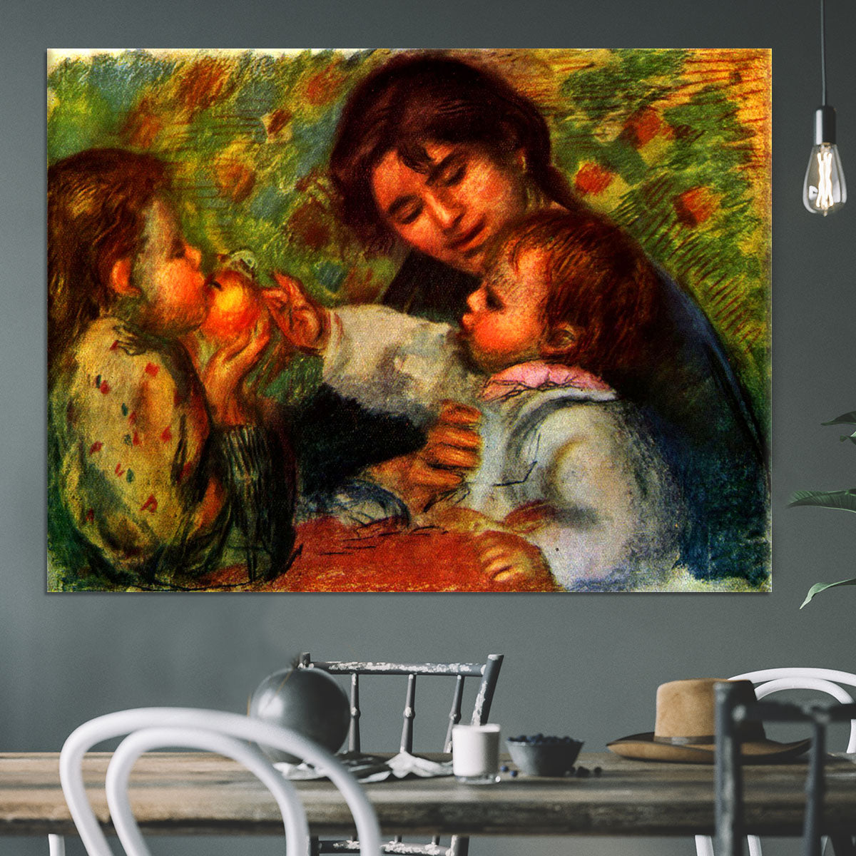Jean Renoir and Gabrielle by Renoir Canvas Print or Poster - Canvas Art Rocks - 3