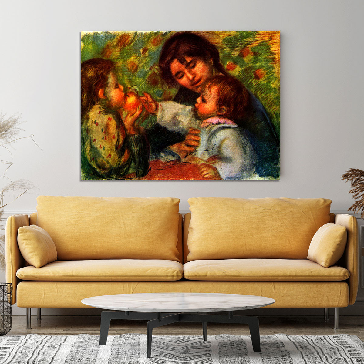 Jean Renoir and Gabrielle by Renoir Canvas Print or Poster - Canvas Art Rocks - 4