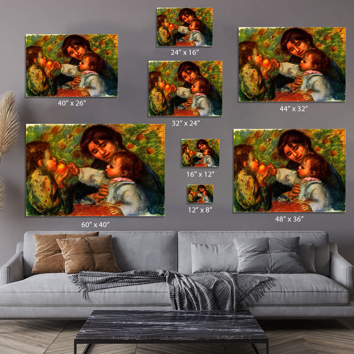 Jean Renoir and Gabrielle by Renoir Canvas Print or Poster - Canvas Art Rocks - 7