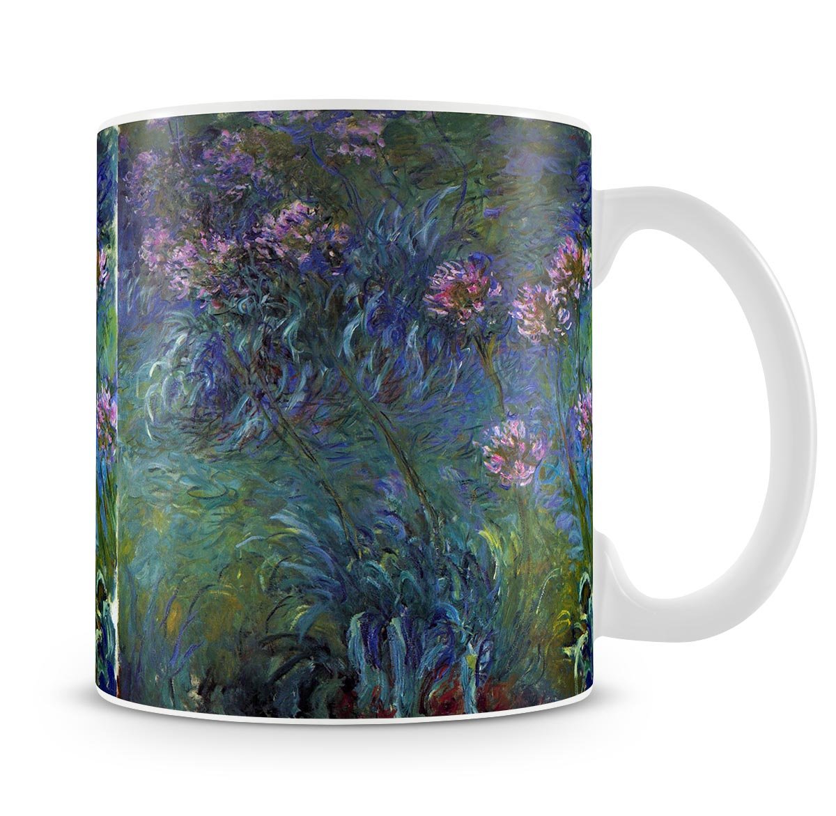 Jewelry lilies by Monet Mug - Canvas Art Rocks - 4