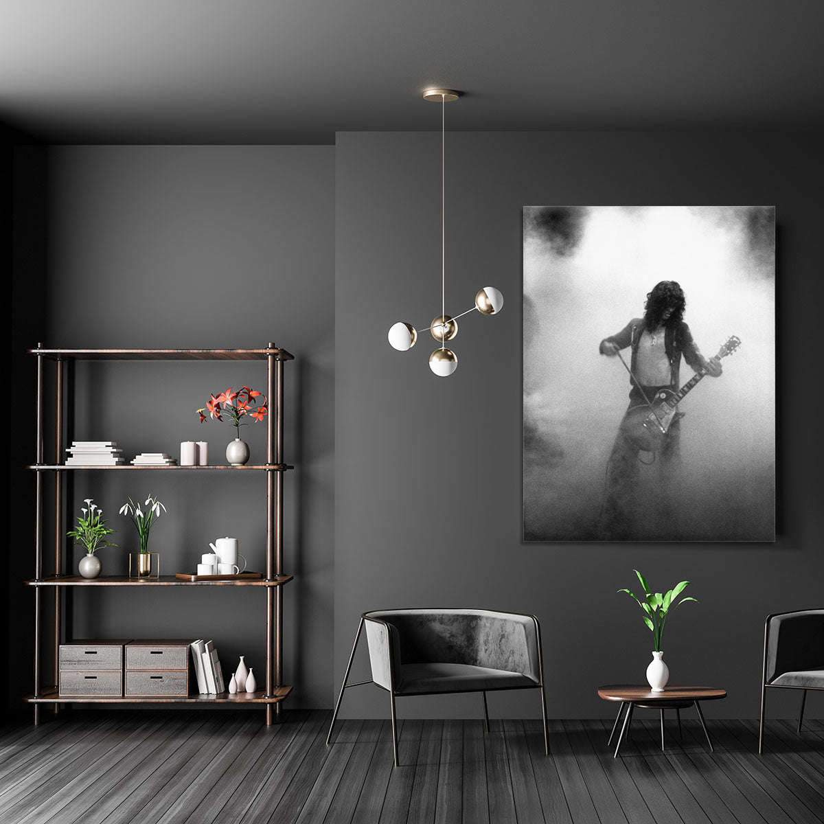 Jimmy Page on stage Canvas Print or Poster - Canvas Art Rocks - 5