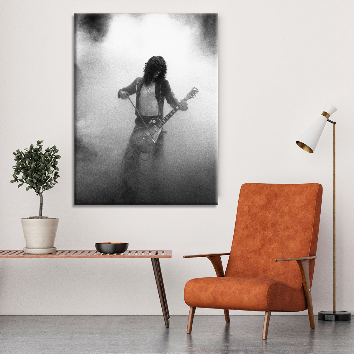 Jimmy Page on stage Canvas Print or Poster - Canvas Art Rocks - 6