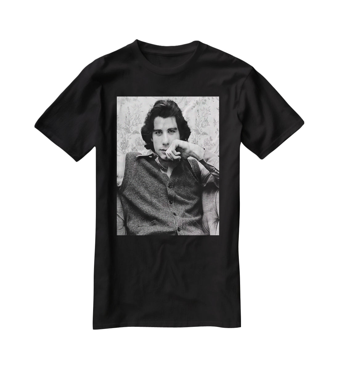John Travolta in 1978 T-Shirt - Canvas Art Rocks - 1