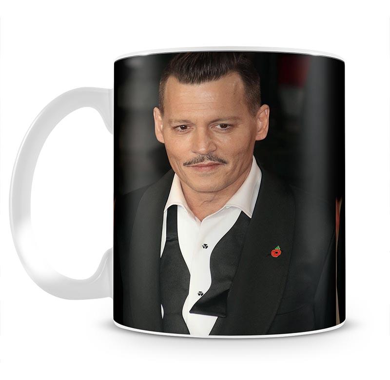 Johnny Depp at a premiere Mug - Canvas Art Rocks - 1