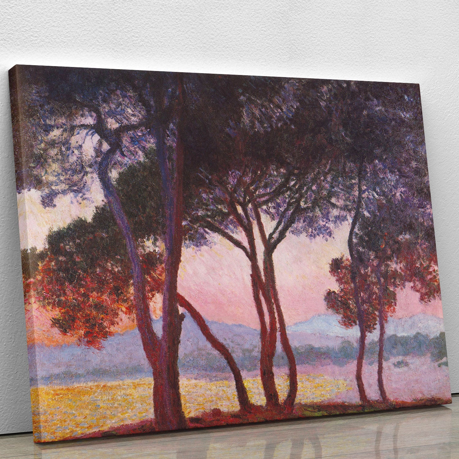 Juan les Pins by Monet Canvas Print or Poster - Canvas Art Rocks - 1