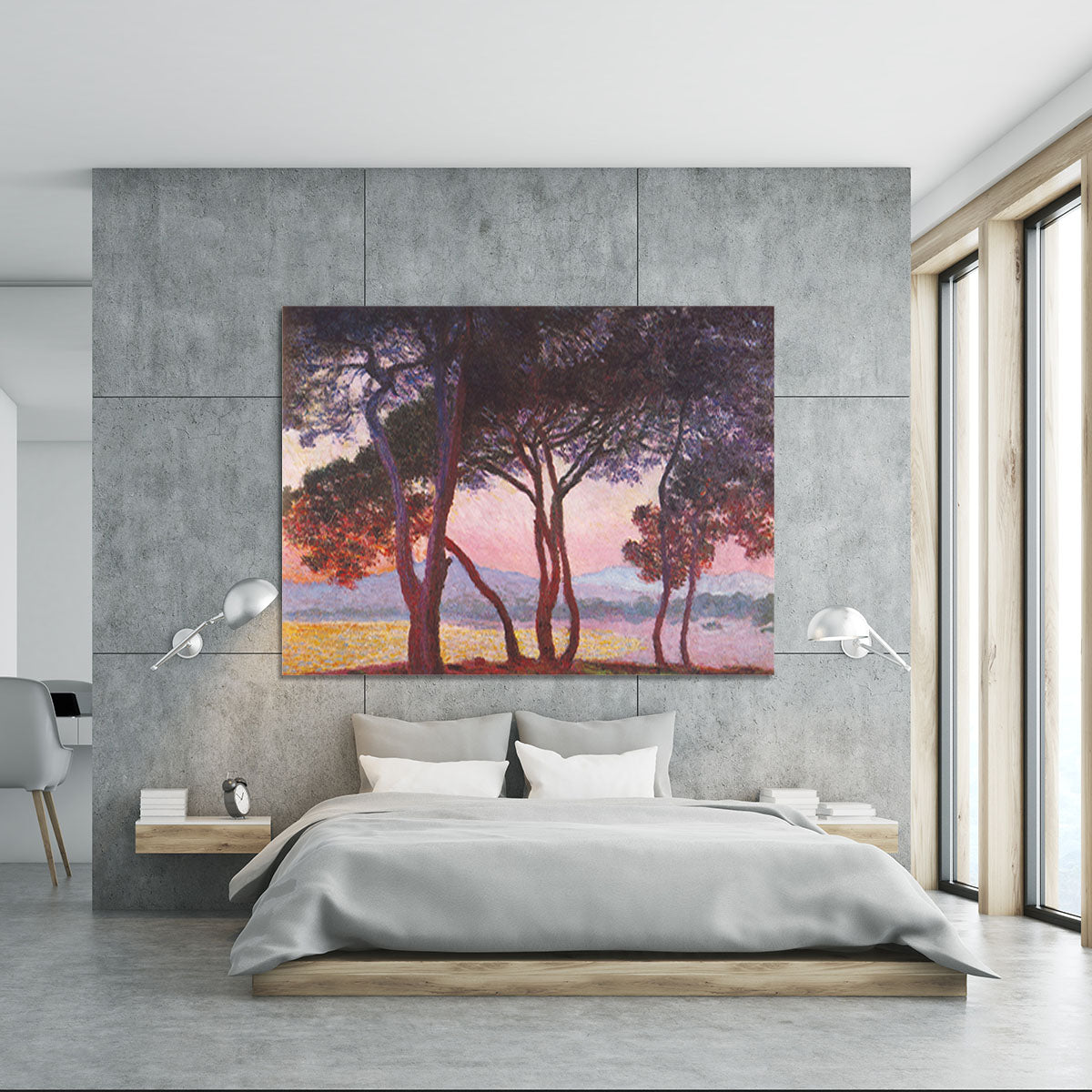 Juan les Pins by Monet Canvas Print or Poster - Canvas Art Rocks - 5