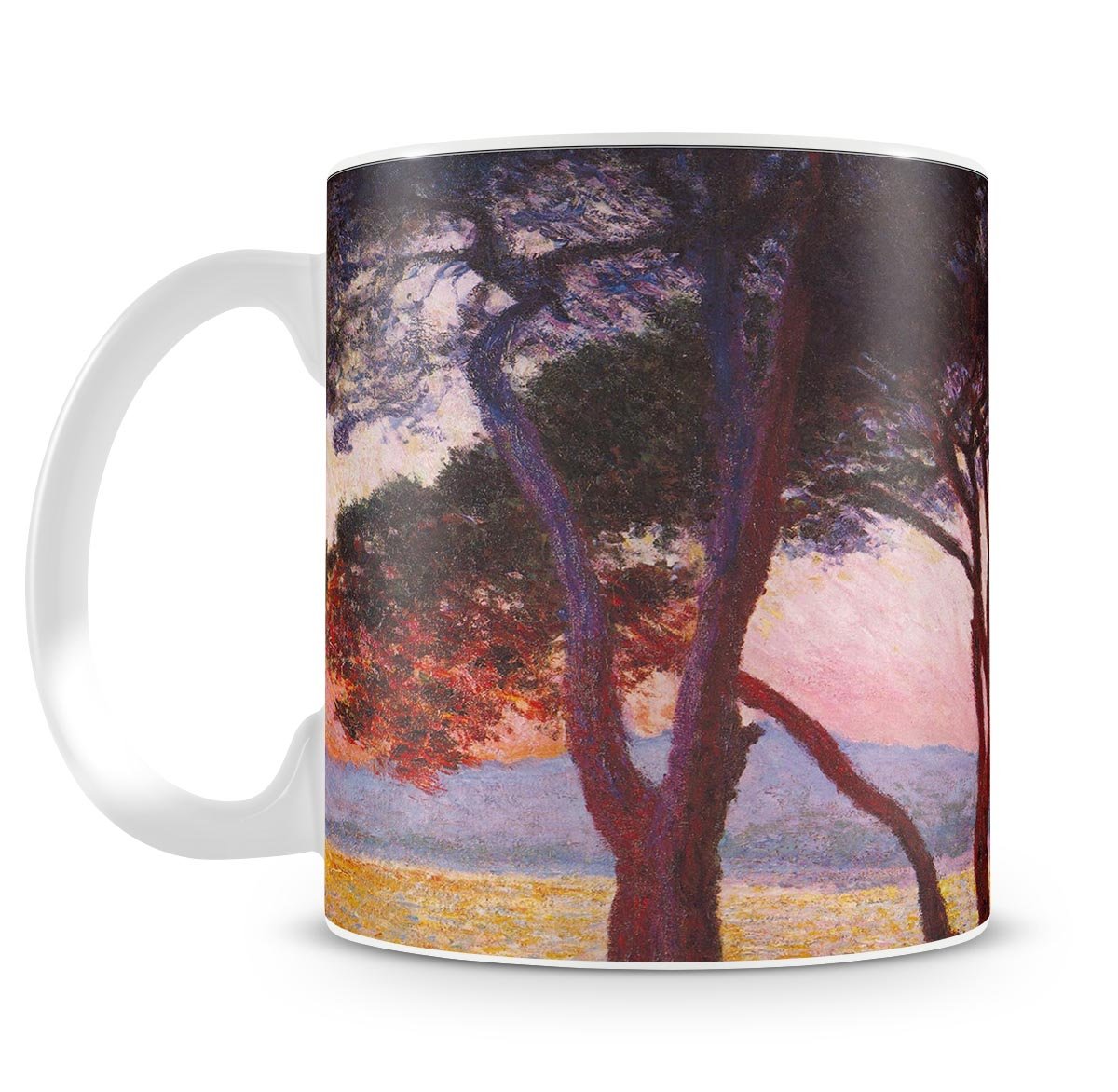 Juan les Pins by Monet Mug - Canvas Art Rocks - 4