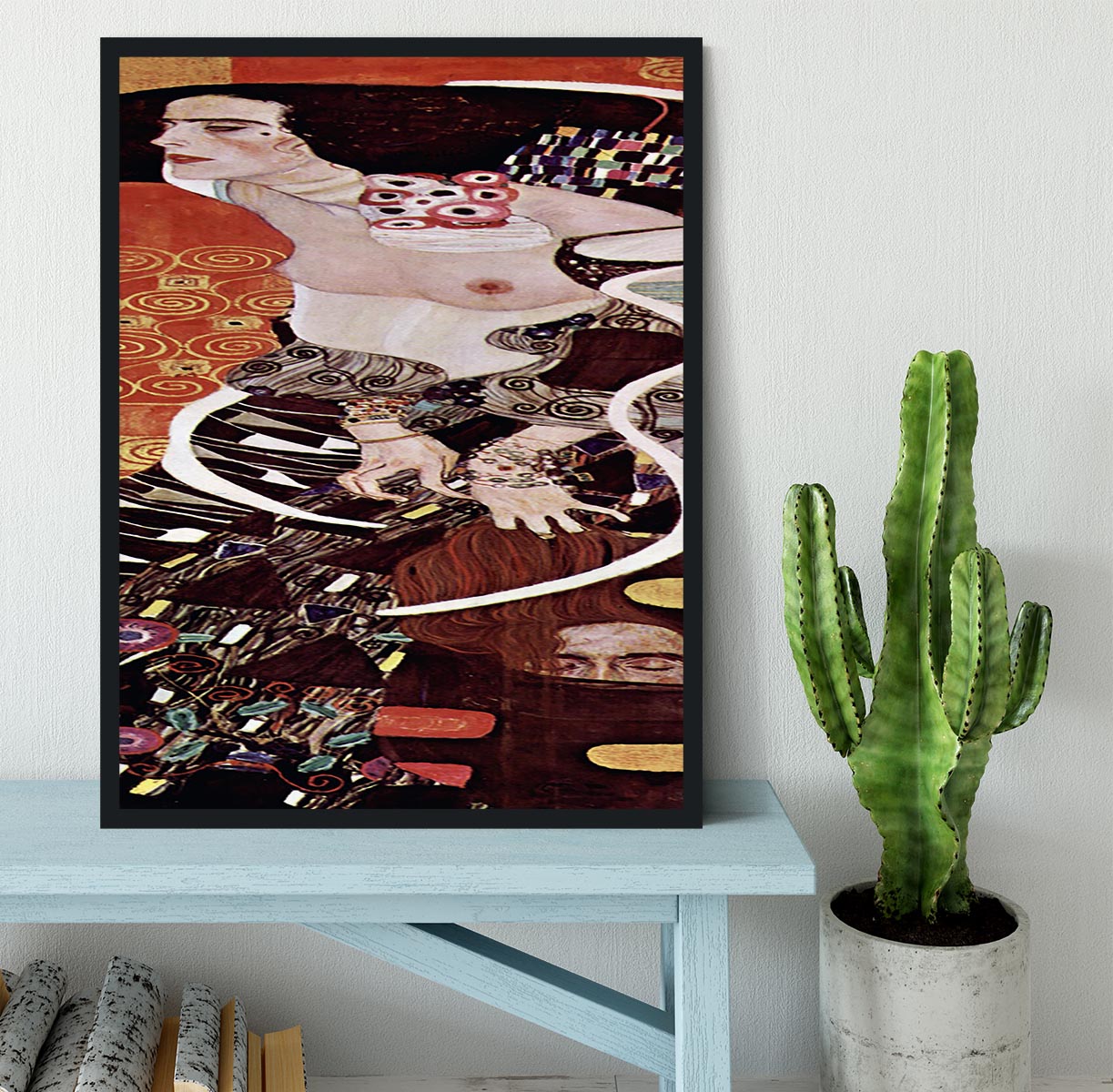 Judith II by Klimt Framed Print - Canvas Art Rocks - 2