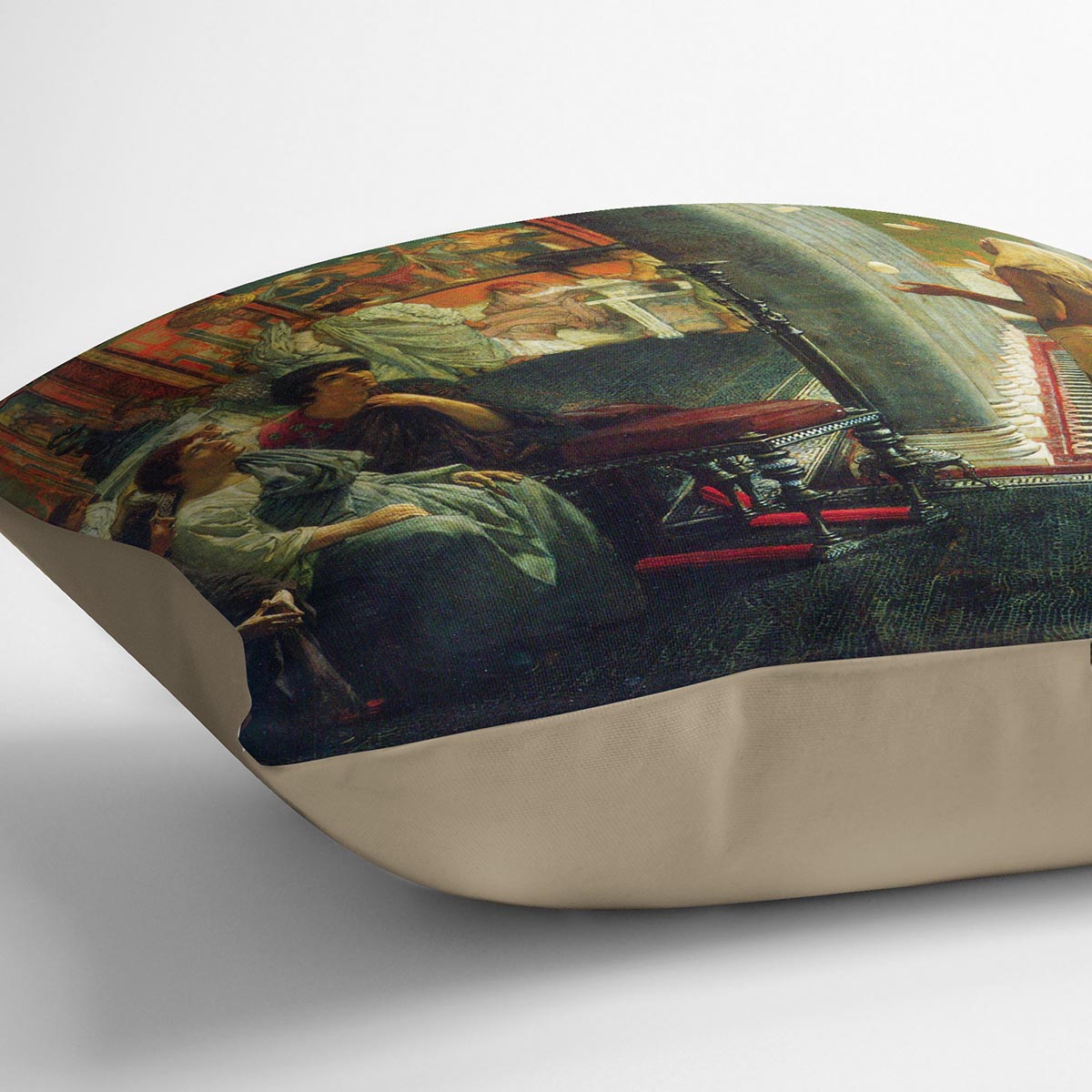 Juggler by Alma Tadema Cushion - Canvas Art Rocks - 2