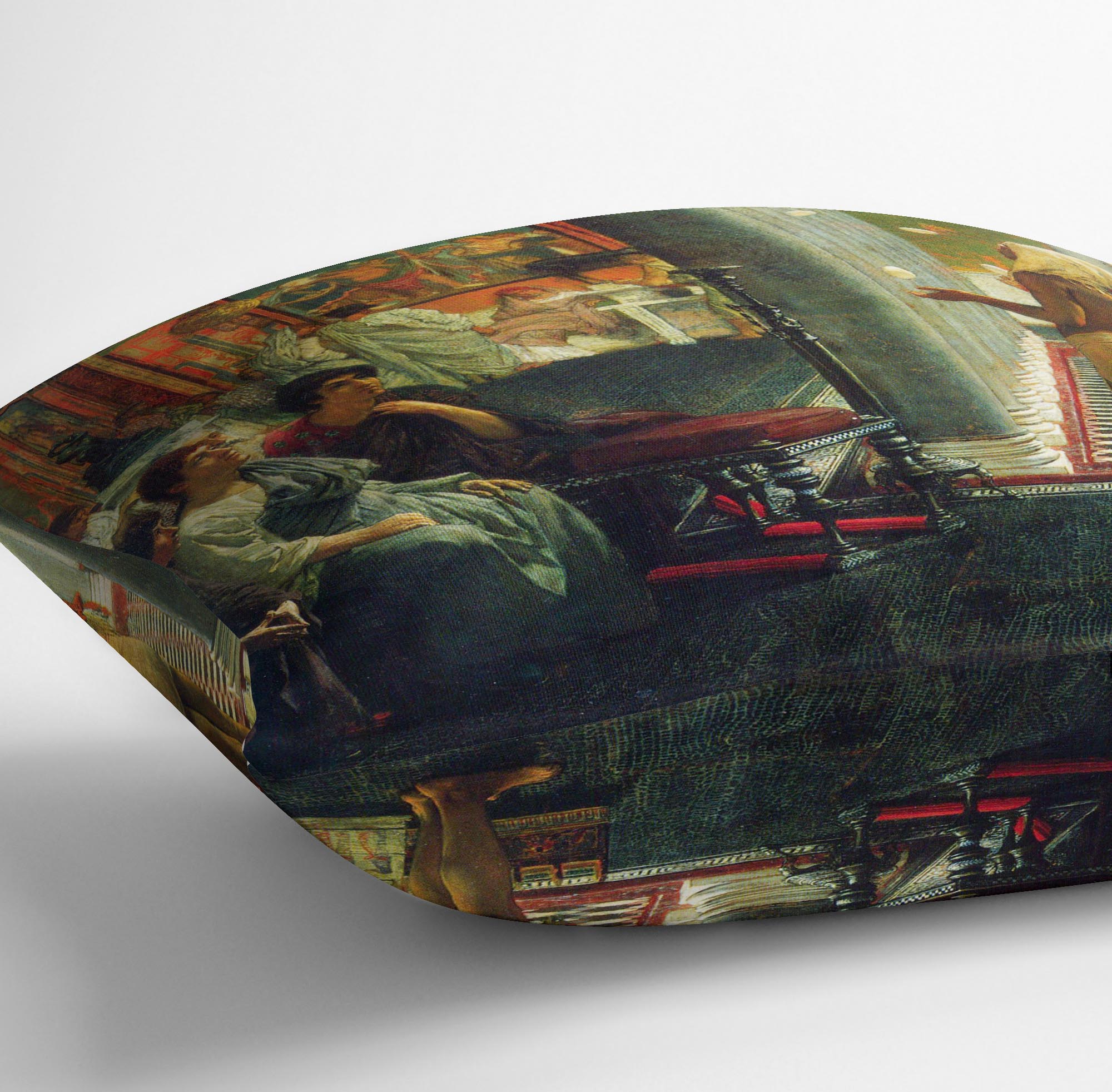 Juggler by Alma Tadema Cushion - Canvas Art Rocks - 3