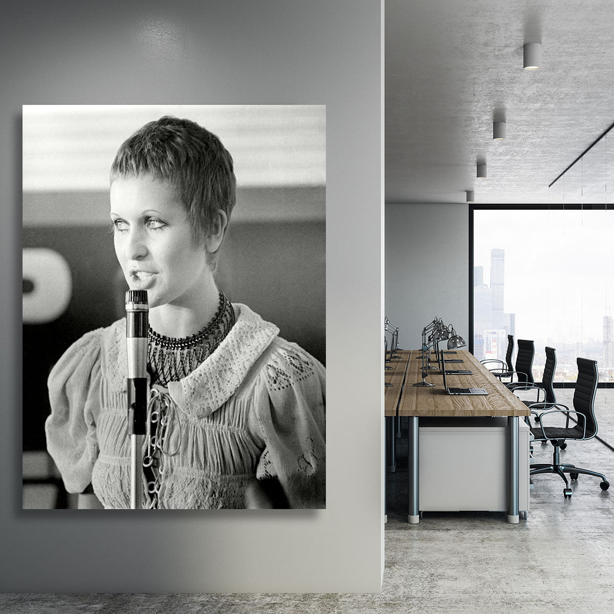 Julie Driscoll Singer Canvas Print or Poster - Canvas Art Rocks - 3