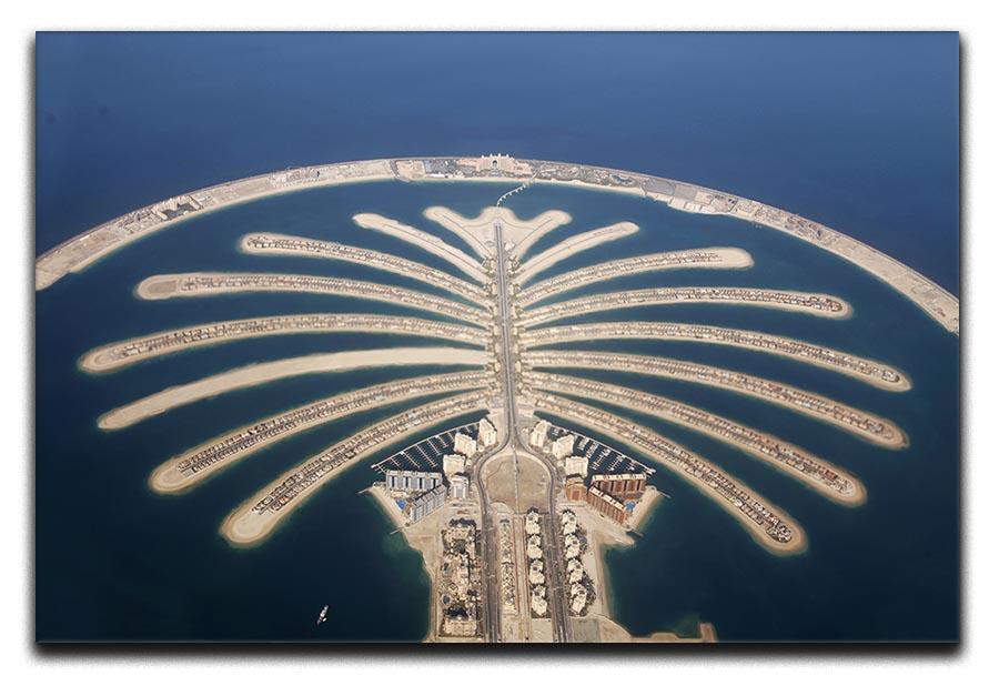 Jumeirah Palm Island Development Canvas Print or Poster  - Canvas Art Rocks - 1