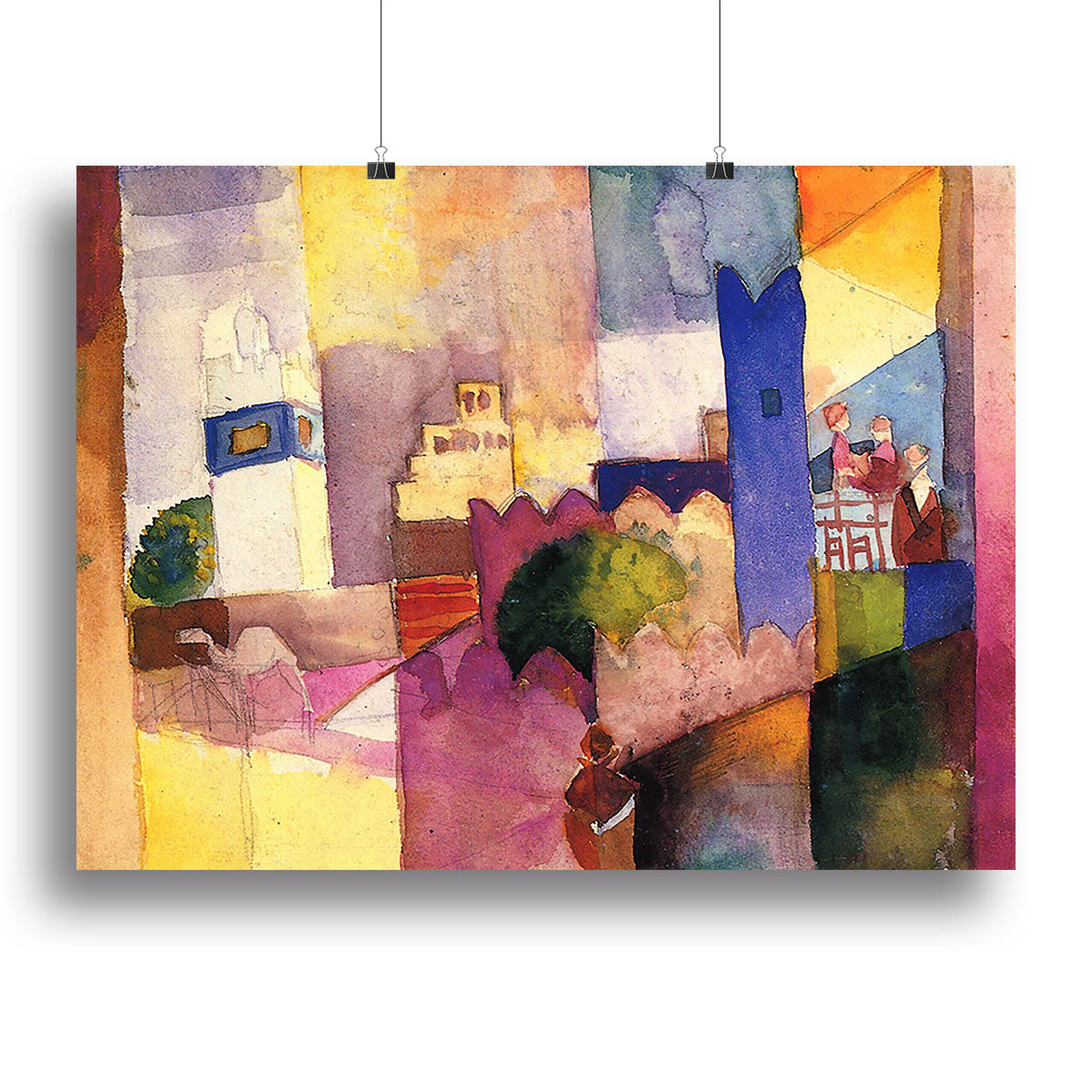 Kairouan by Macke Canvas Print or Poster - Canvas Art Rocks - 2