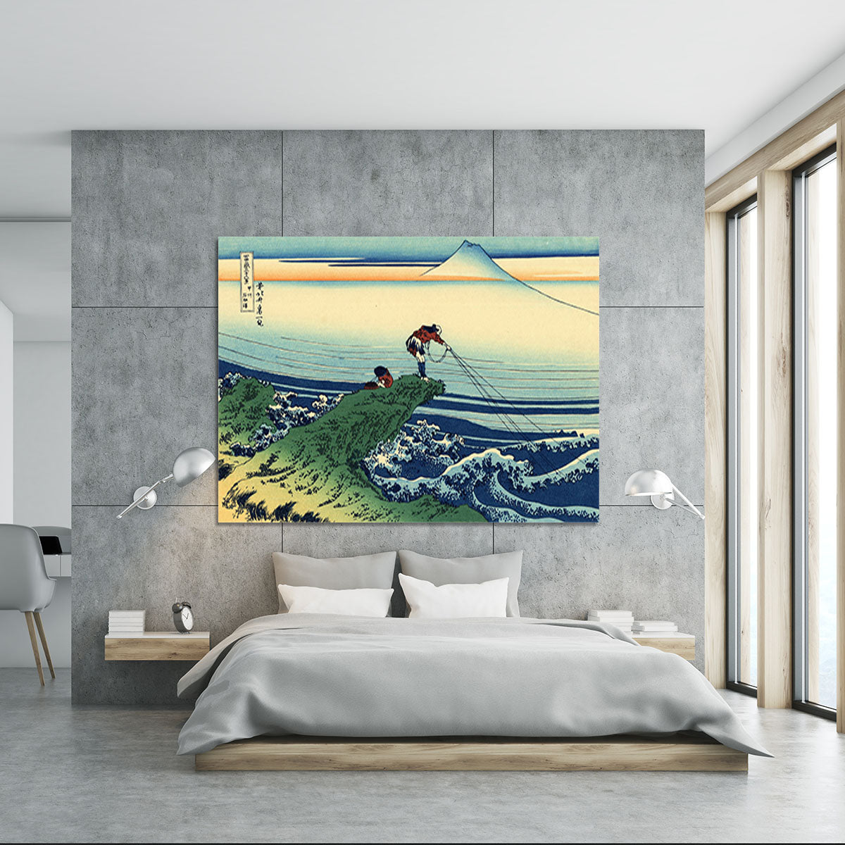 Kajikazawa in Kai province by Hokusai Canvas Print or Poster - Canvas Art Rocks - 5