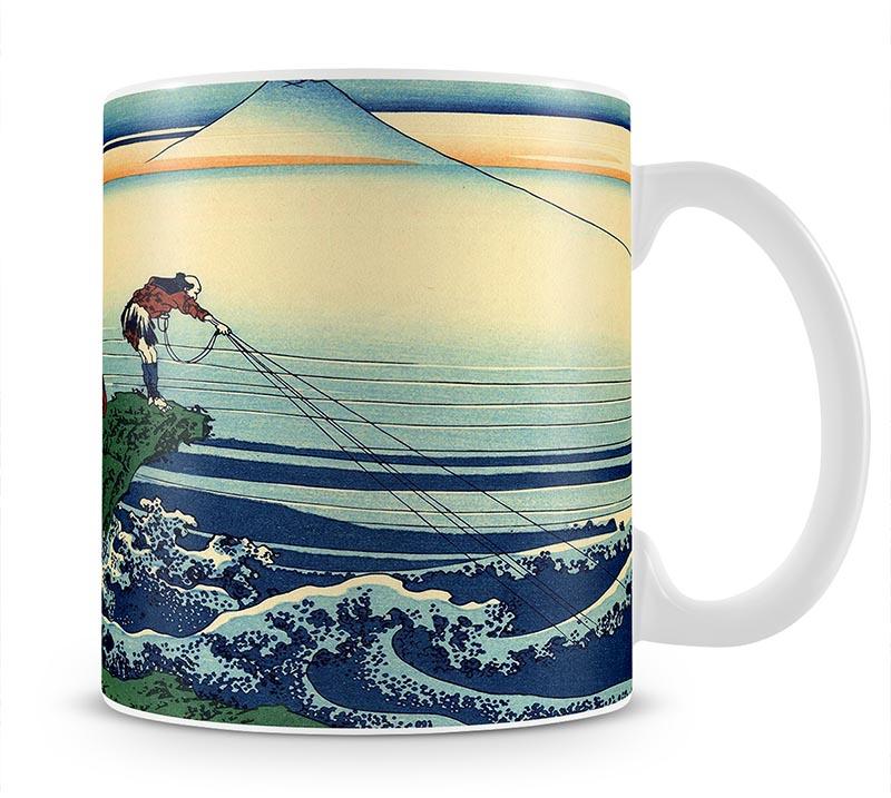 Kajikazawa in Kai province by Hokusai Mug - Canvas Art Rocks - 1