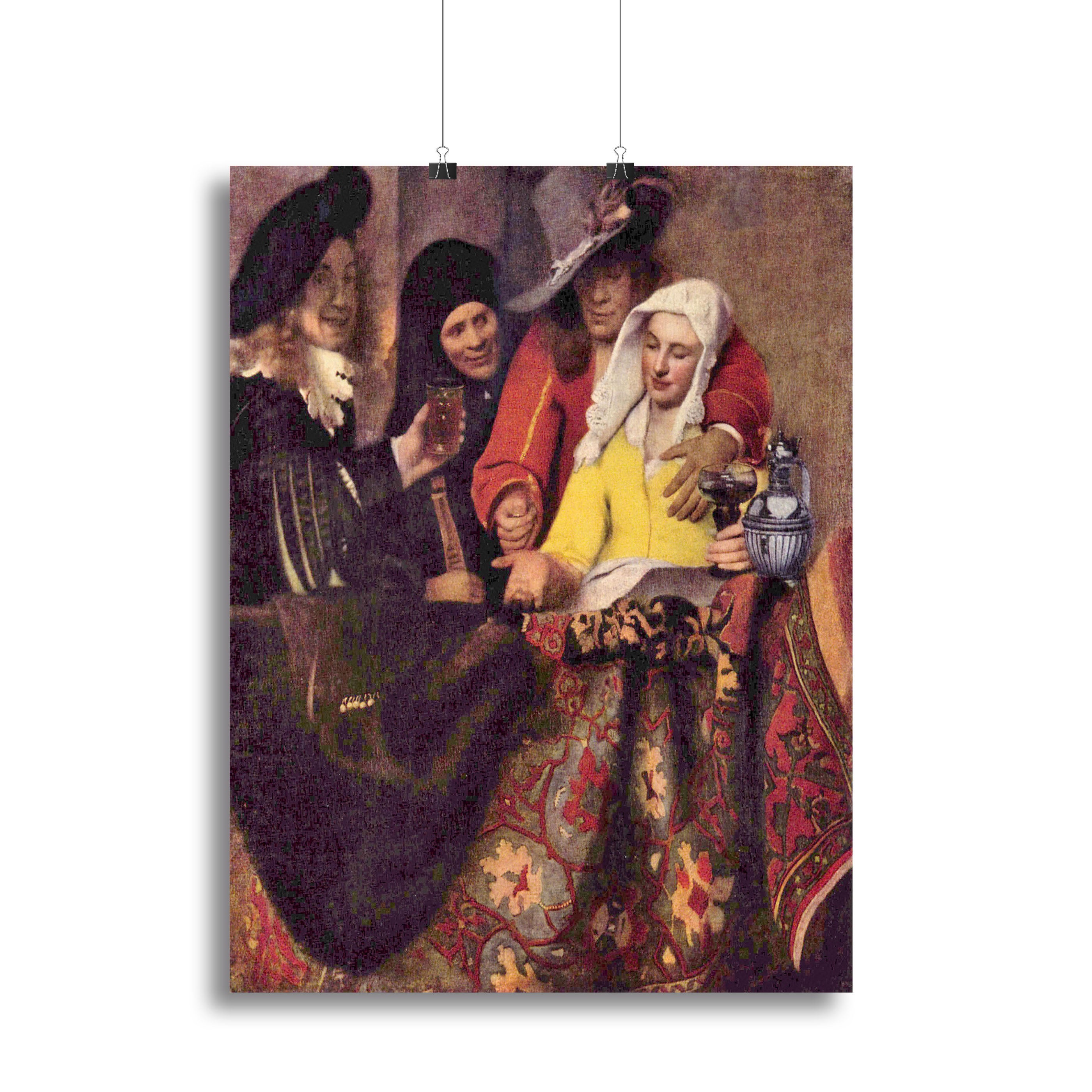 Kupplerin by Vermeer Canvas Print or Poster - Canvas Art Rocks - 2