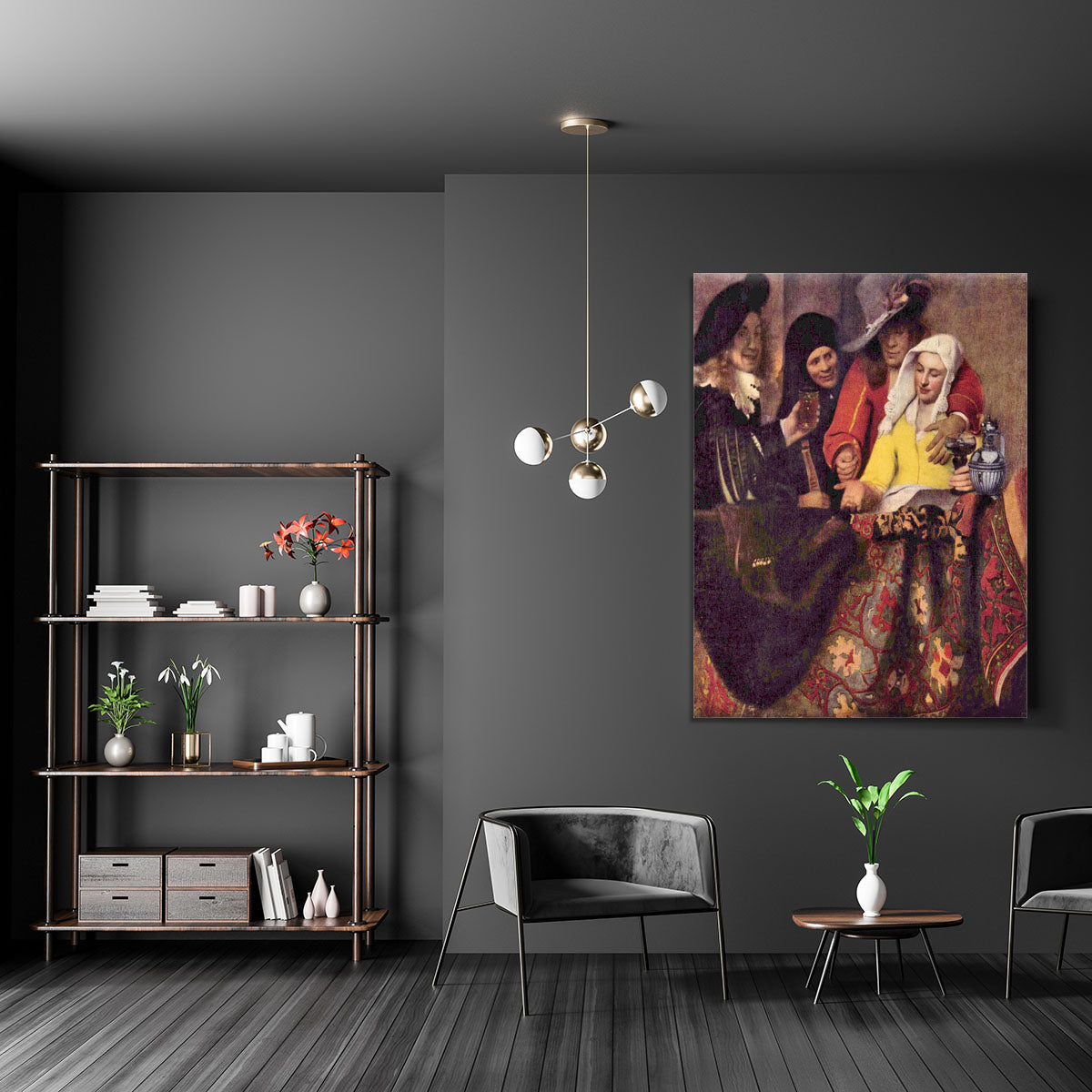 Kupplerin by Vermeer Canvas Print or Poster - Canvas Art Rocks - 5