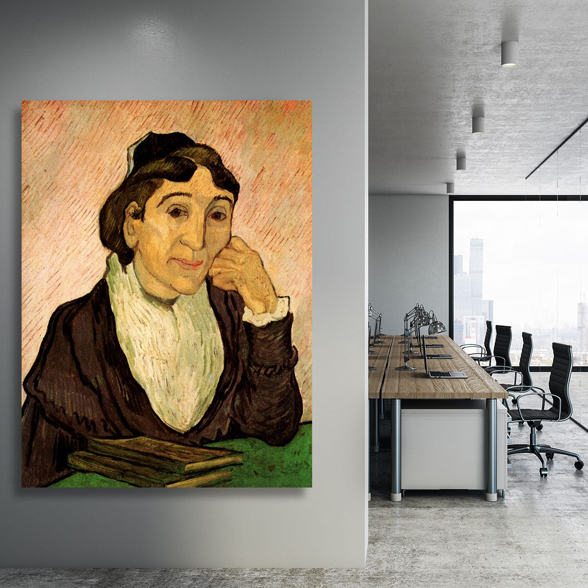 L Arlesienne Madame Ginoux 2 by Van Gogh Canvas Print or Poster - Canvas Art Rocks - 3