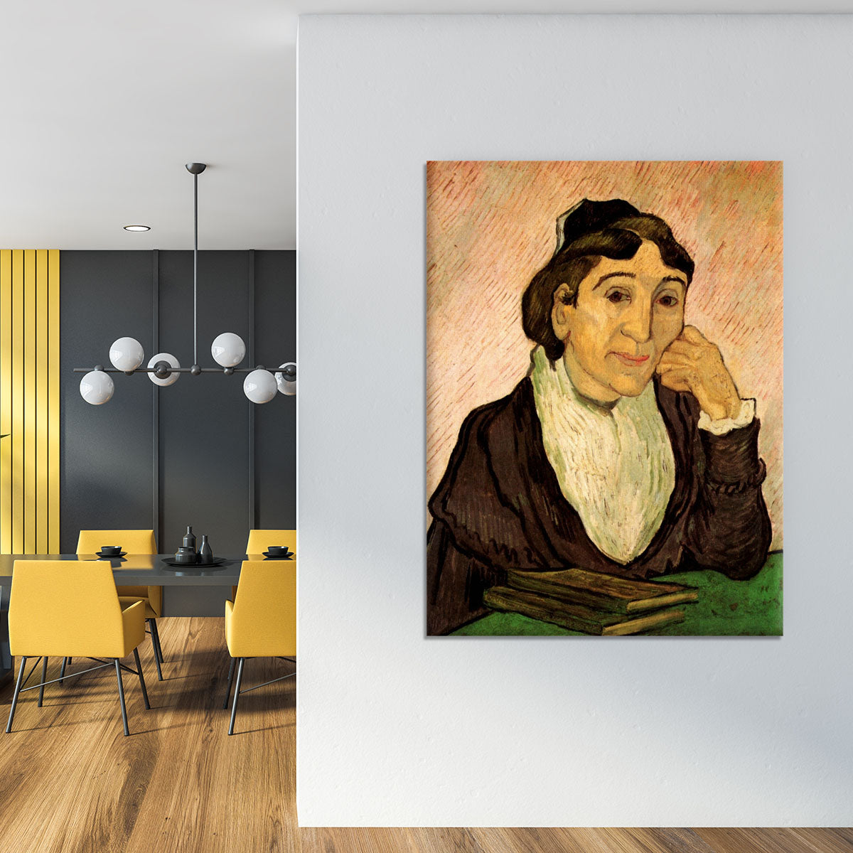 L Arlesienne Madame Ginoux 2 by Van Gogh Canvas Print or Poster - Canvas Art Rocks - 4