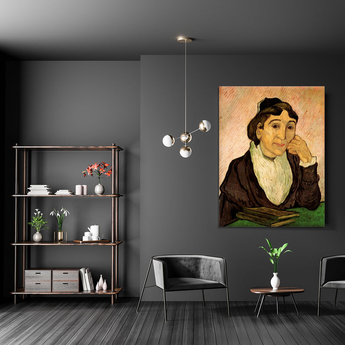 L Arlesienne Madame Ginoux 2 by Van Gogh Canvas Print or Poster - Canvas Art Rocks - 5