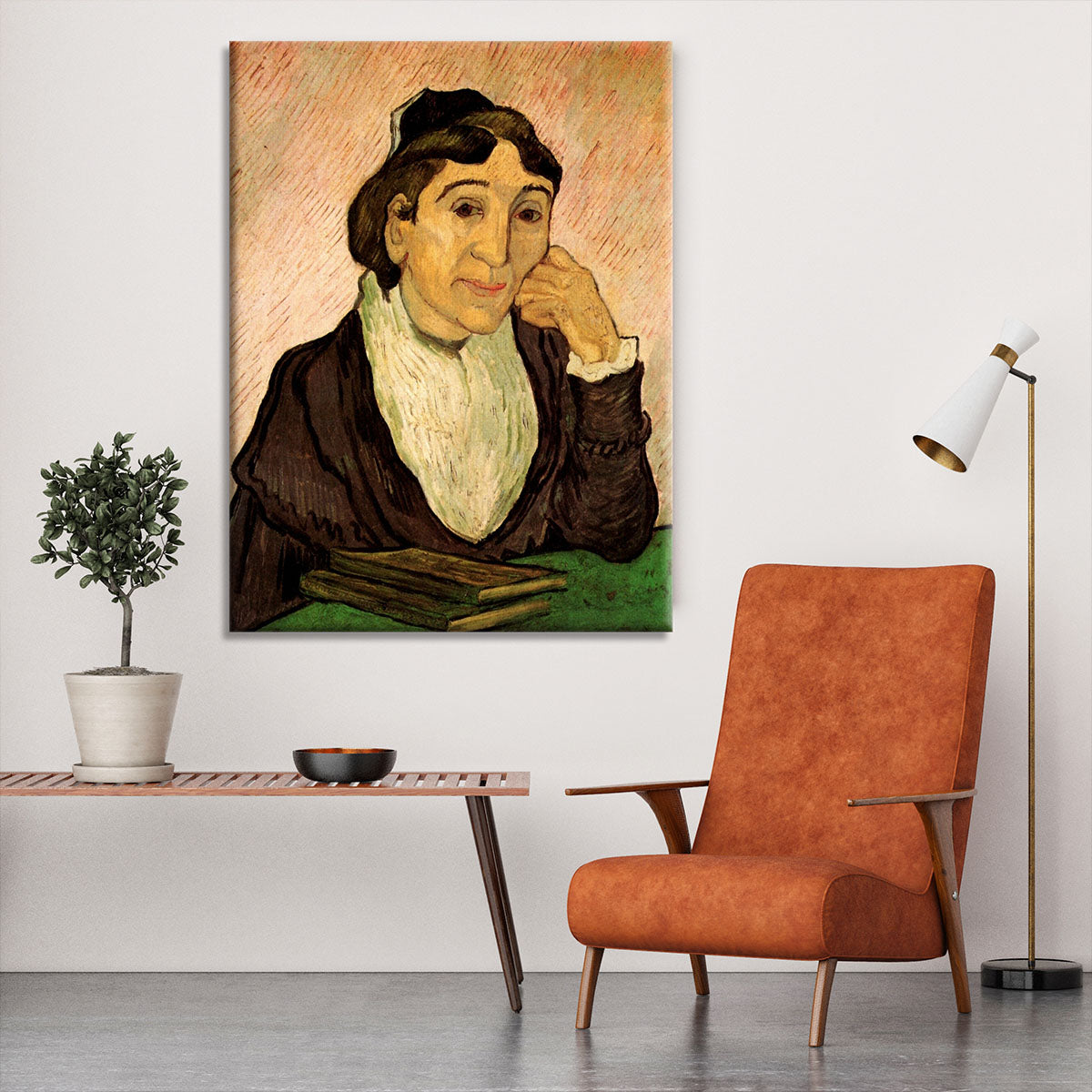 L Arlesienne Madame Ginoux 2 by Van Gogh Canvas Print or Poster - Canvas Art Rocks - 6