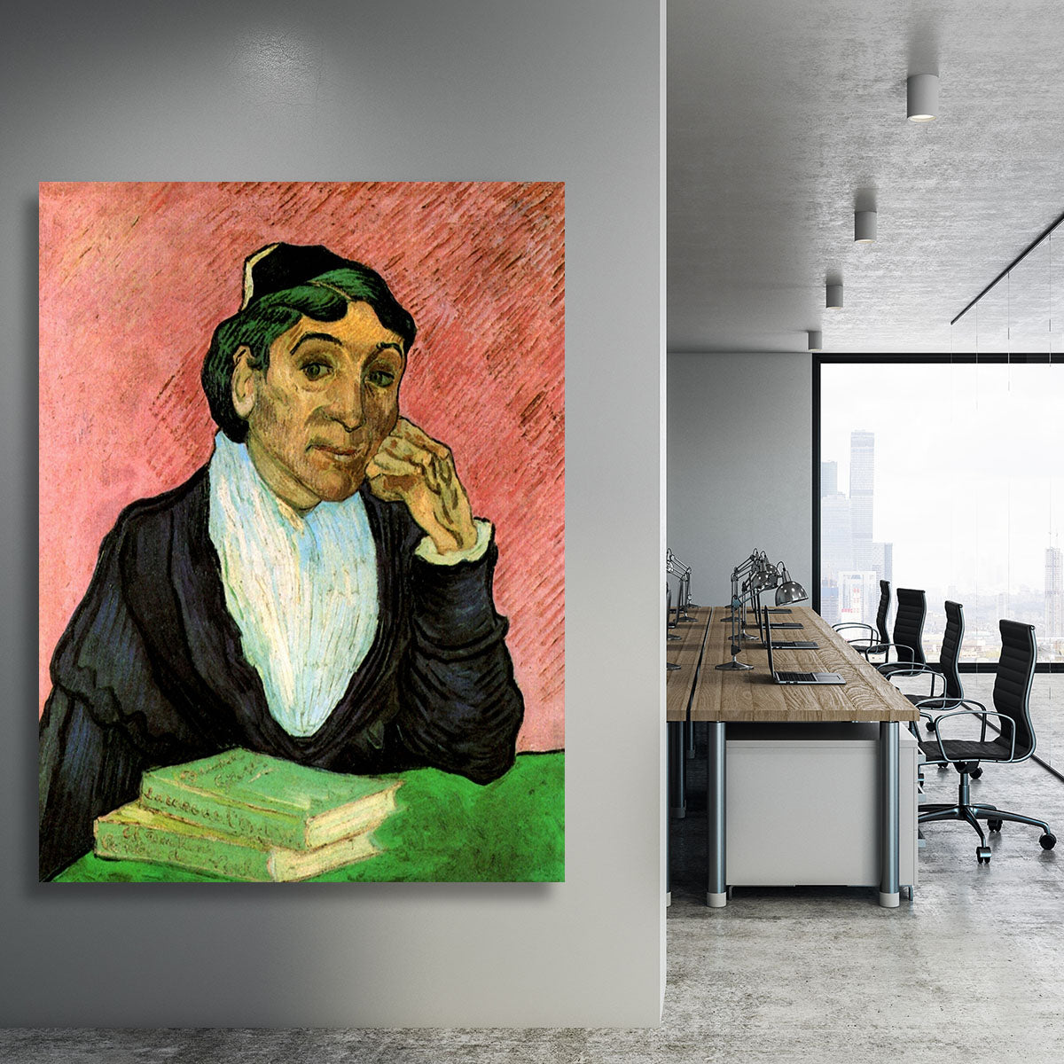 L Arlesienne Madame Ginoux 3 by Van Gogh Canvas Print or Poster - Canvas Art Rocks - 3