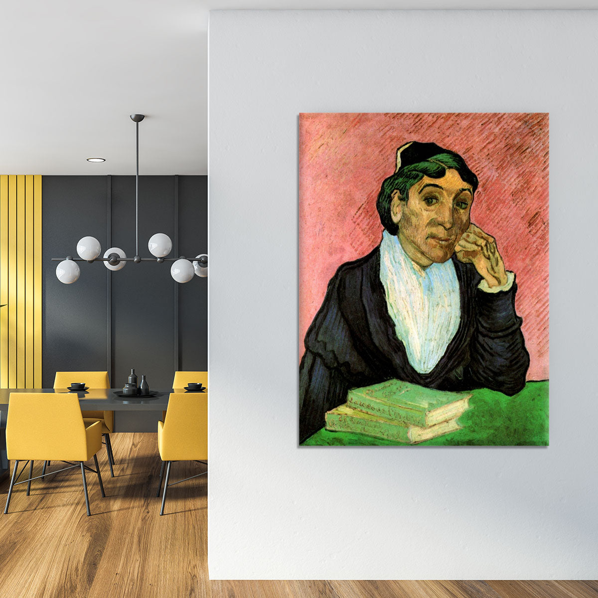 L Arlesienne Madame Ginoux 3 by Van Gogh Canvas Print or Poster - Canvas Art Rocks - 4