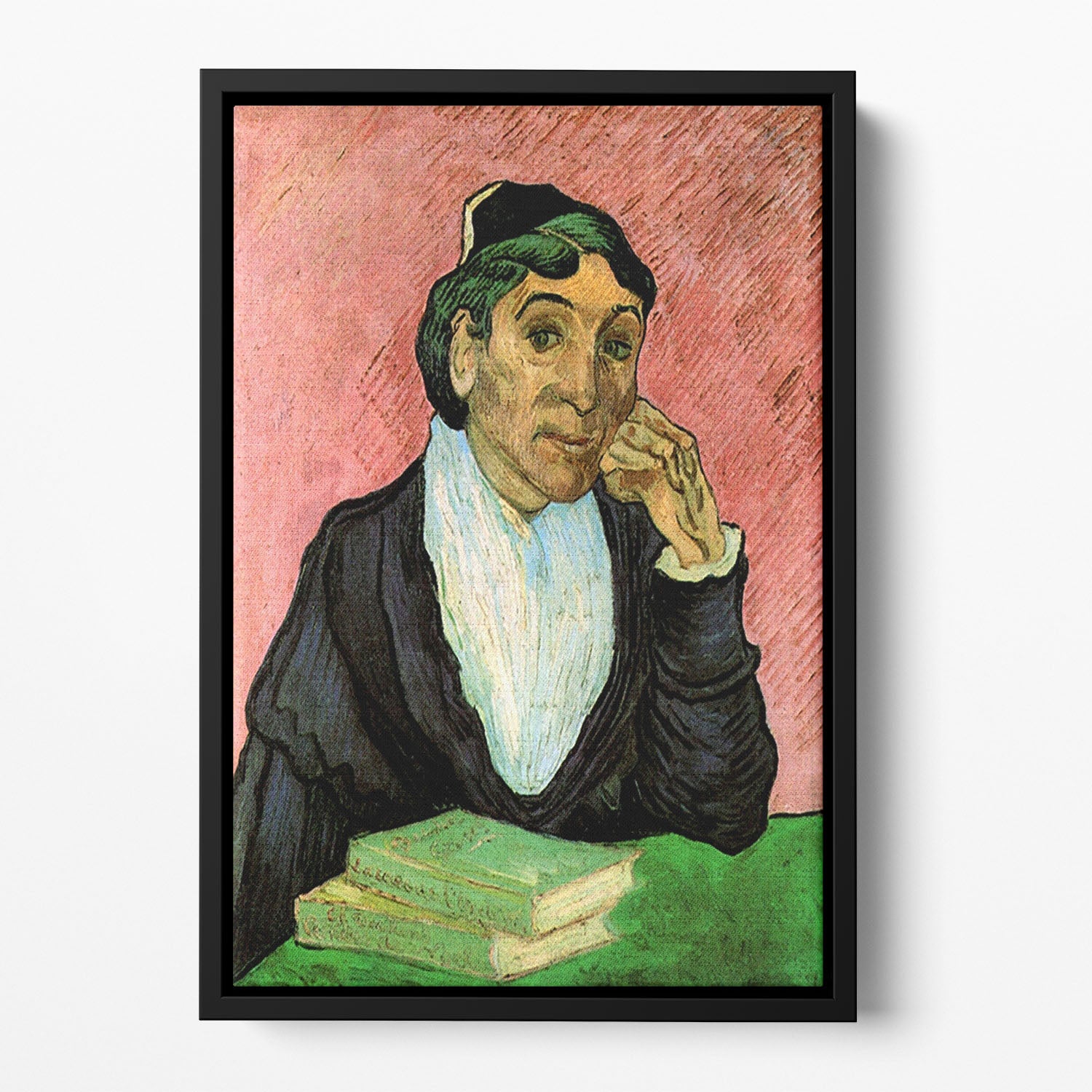 L Arlesienne Madame Ginoux 3 by Van Gogh Floating Framed Canvas