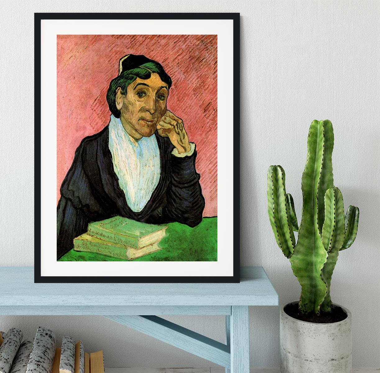 L Arlesienne Madame Ginoux 3 by Van Gogh Framed Print - Canvas Art Rocks - 1