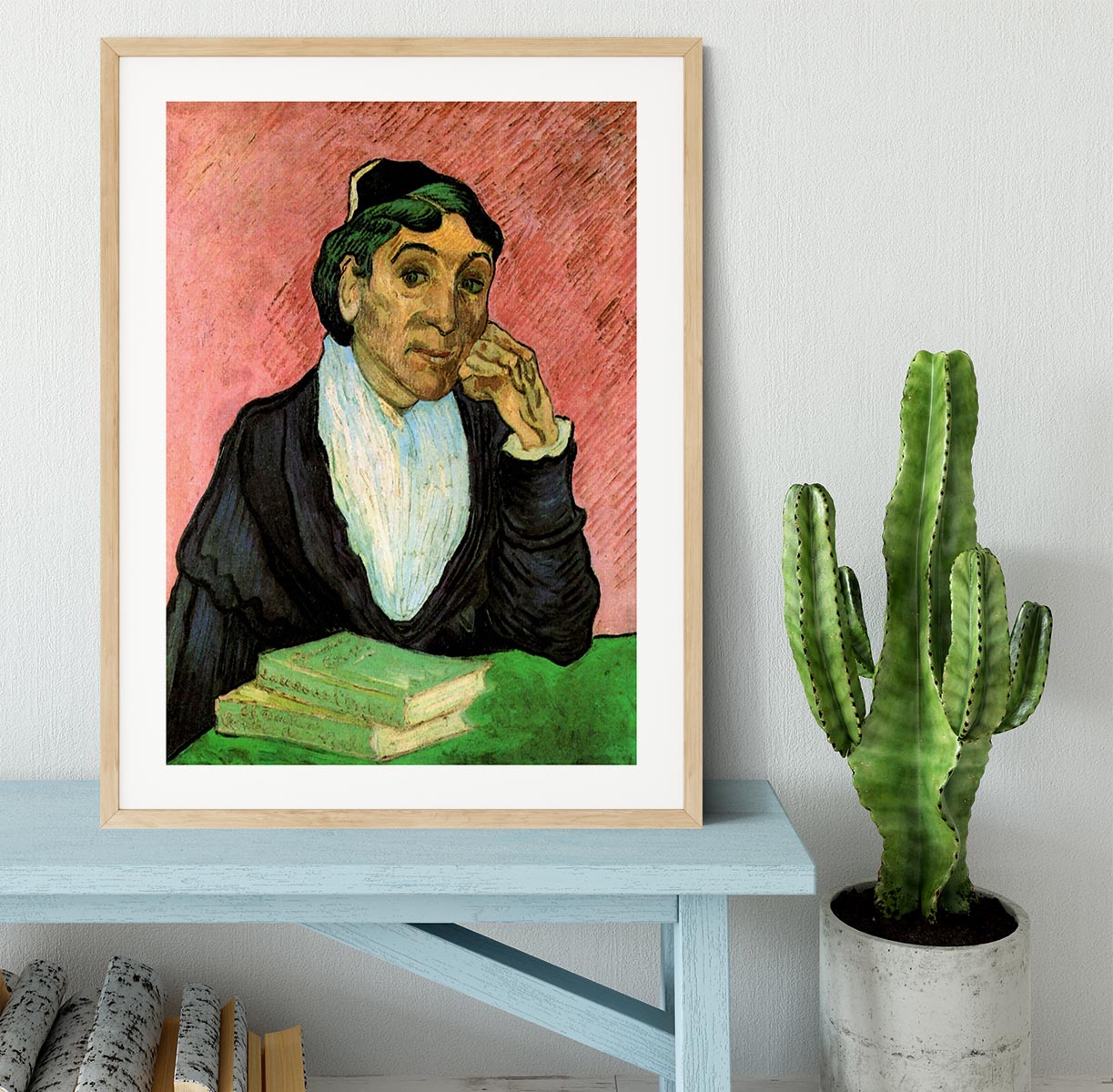 L Arlesienne Madame Ginoux 3 by Van Gogh Framed Print - Canvas Art Rocks - 3