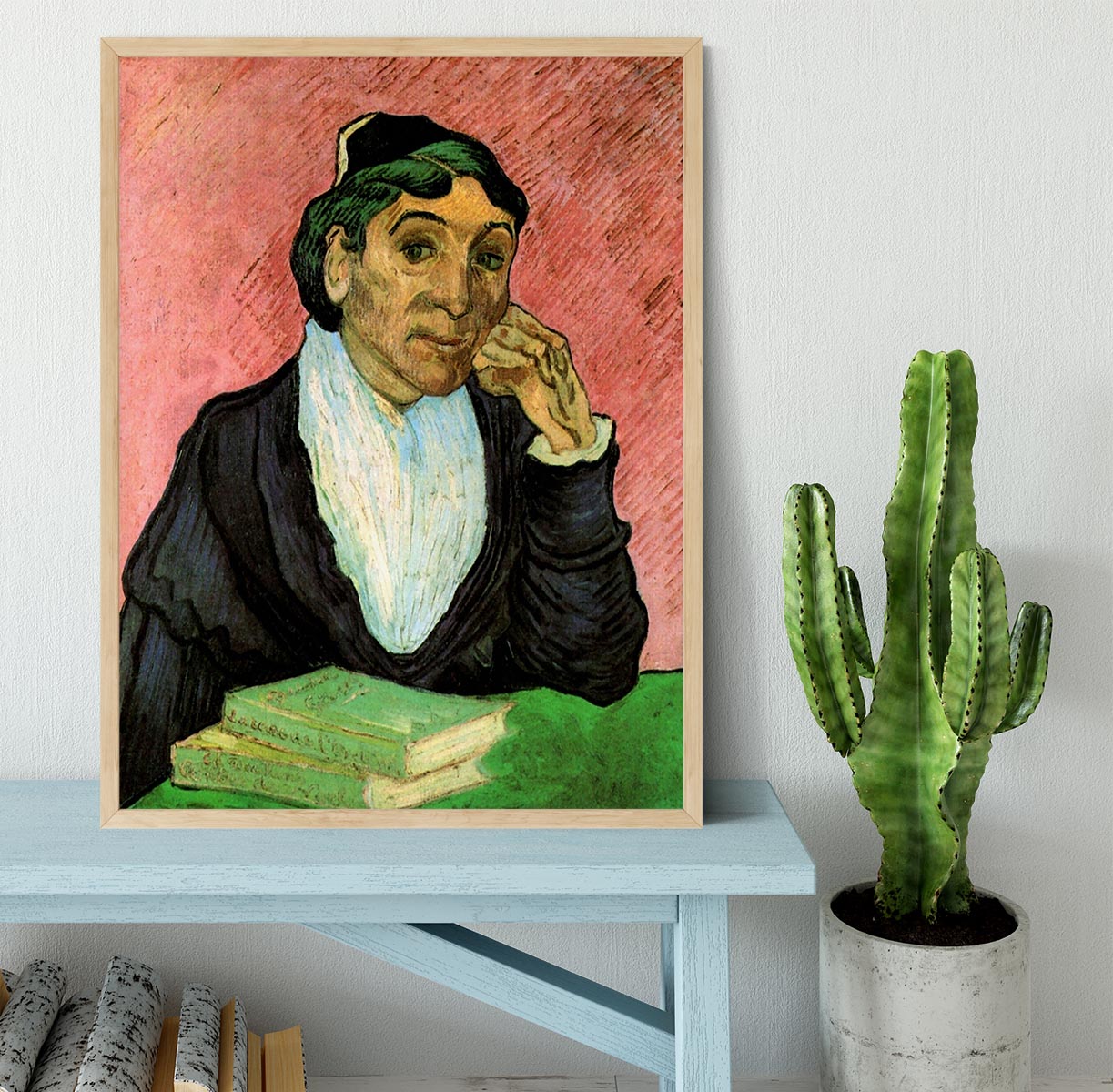 L Arlesienne Madame Ginoux 3 by Van Gogh Framed Print - Canvas Art Rocks - 4