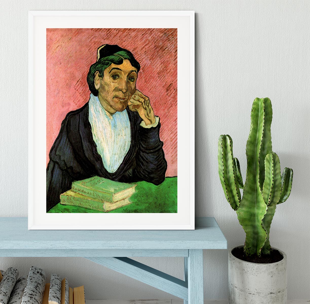 L Arlesienne Madame Ginoux 3 by Van Gogh Framed Print - Canvas Art Rocks - 5